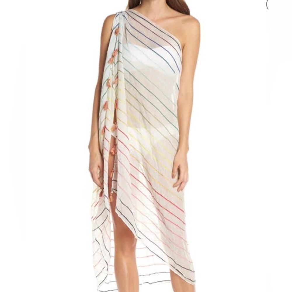 Subtle Luxury NWT 5 in 1 Scarf•Wrap•One-Shoulder•Kimono•Dress